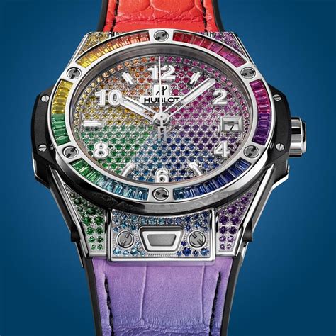 hublot rainbow dial|hublot big bang.